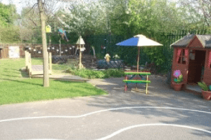 Image of outdoor space at Butterfield Pre-School